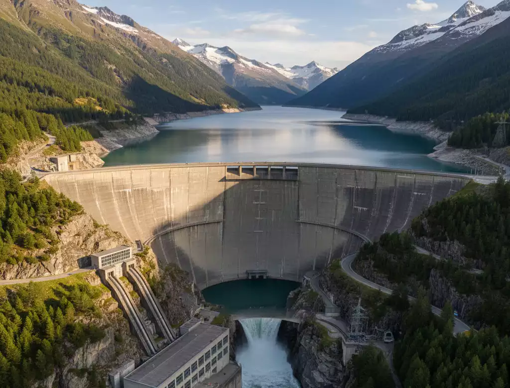 barage hydroélecrique suisse
